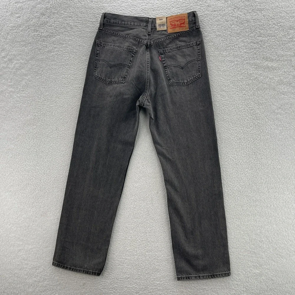 Levis Jeans Mens 30x32 Gray 565 Loose Straight Denim Y2K Grunge Skate Baggy 90s